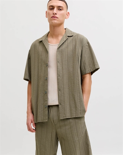 Jack & Jones - JJETyson Resort Skjorte - Vetiver